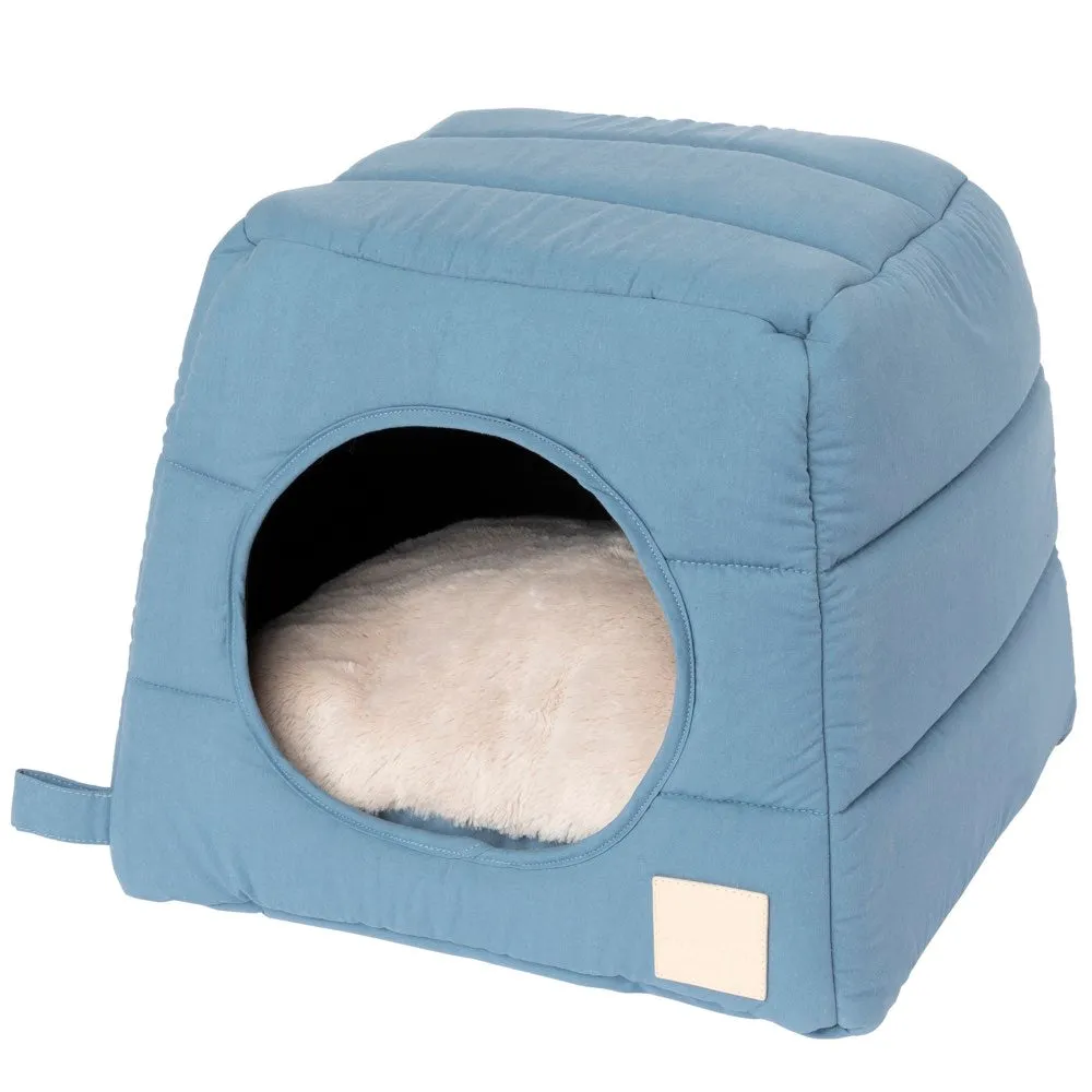 15% OFF: Fuzzyard Life Cubby Bed For Cats & Dogs (French Blue)