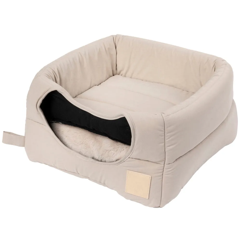 15% OFF: Fuzzyard Life Cubby Bed For Cats & Dogs (Sandstone)