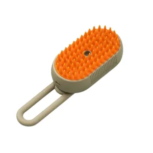 3 in 1 Pet Spray Massage Brush – Hair Removal & Steam Bath Comb