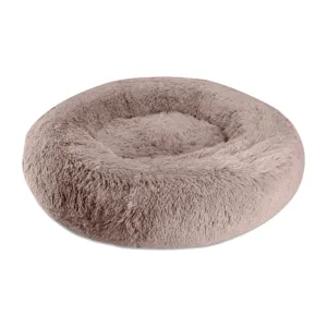 Arlee Shaggy Donut Memory Foam Calming Bed Blush