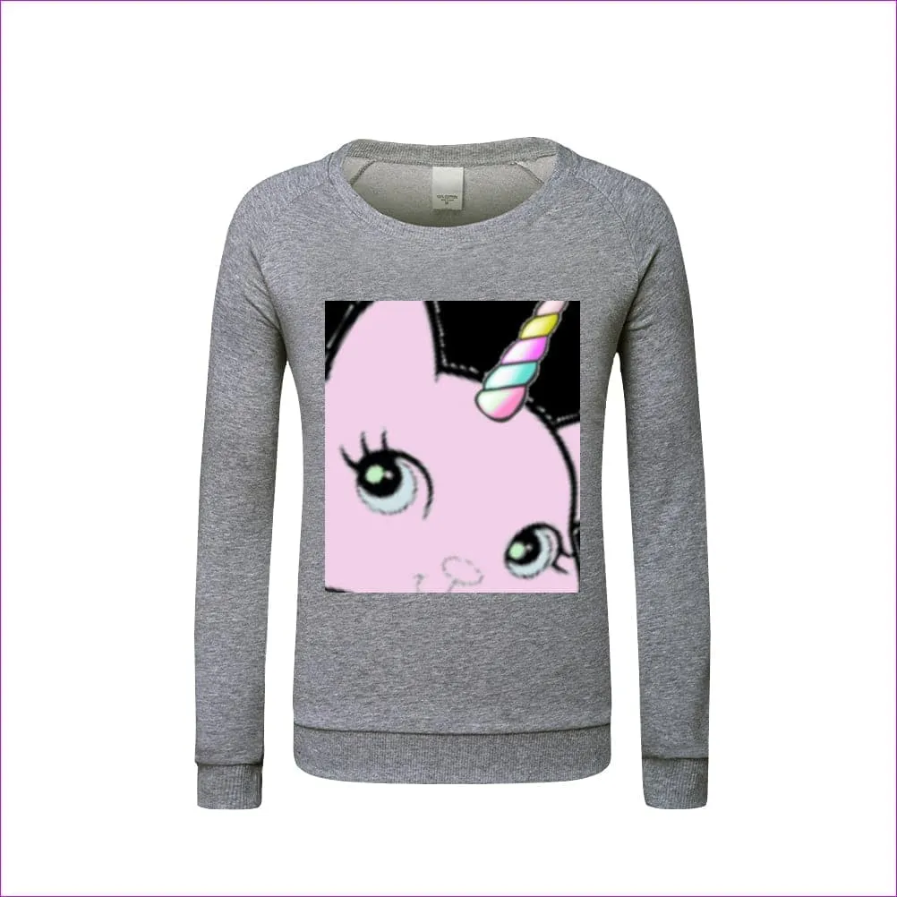 Bec & Friend's Uni-Kitten  Kids Graphic Sweatshirt