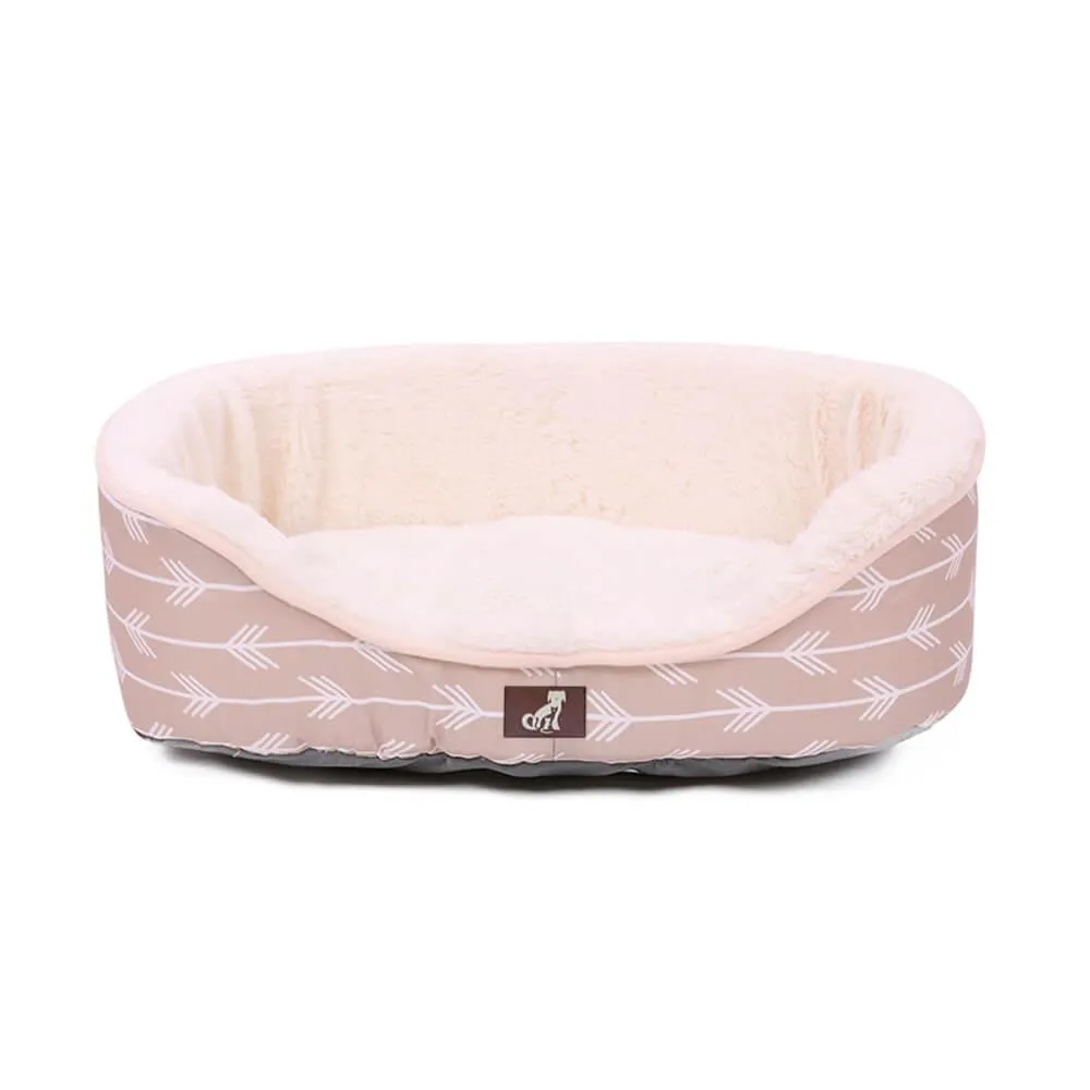 Bella - Cream Soft Dog Bed - Size S/M/L/XL