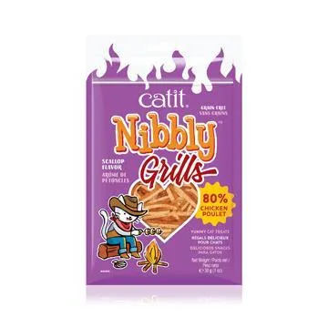 Catit Nibbly Grills Treats Chicken & Scallop