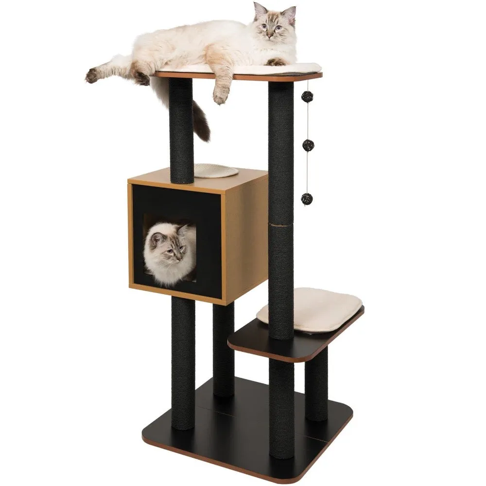 Catit Vesper V-High Base In Black Cat Condo