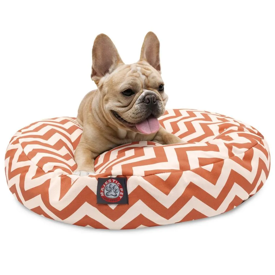 Chevron Round Dog Bed