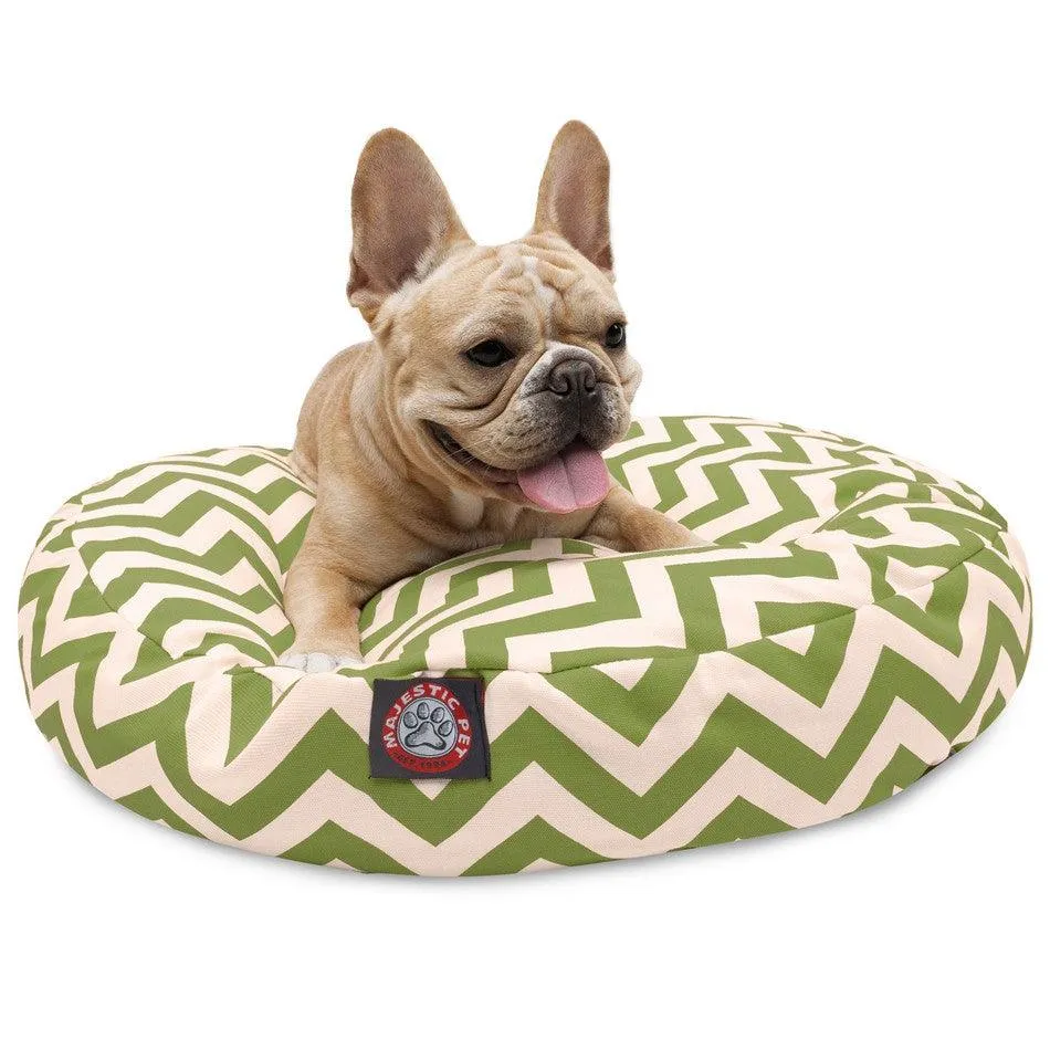 Chevron Round Dog Bed