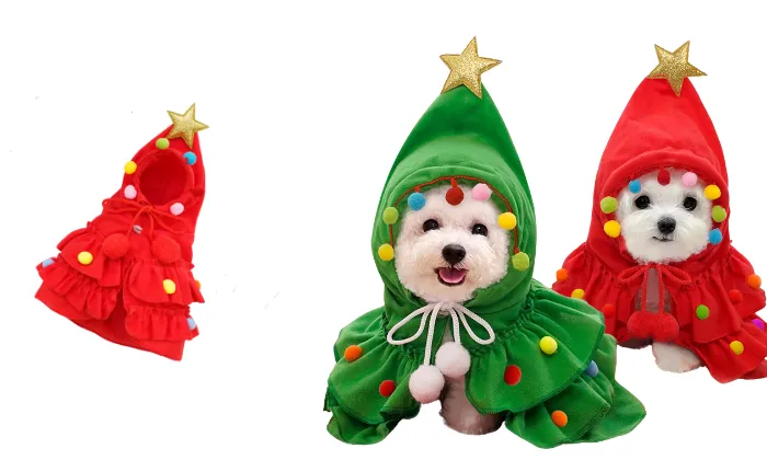 Christmas Tree Dog Outfit