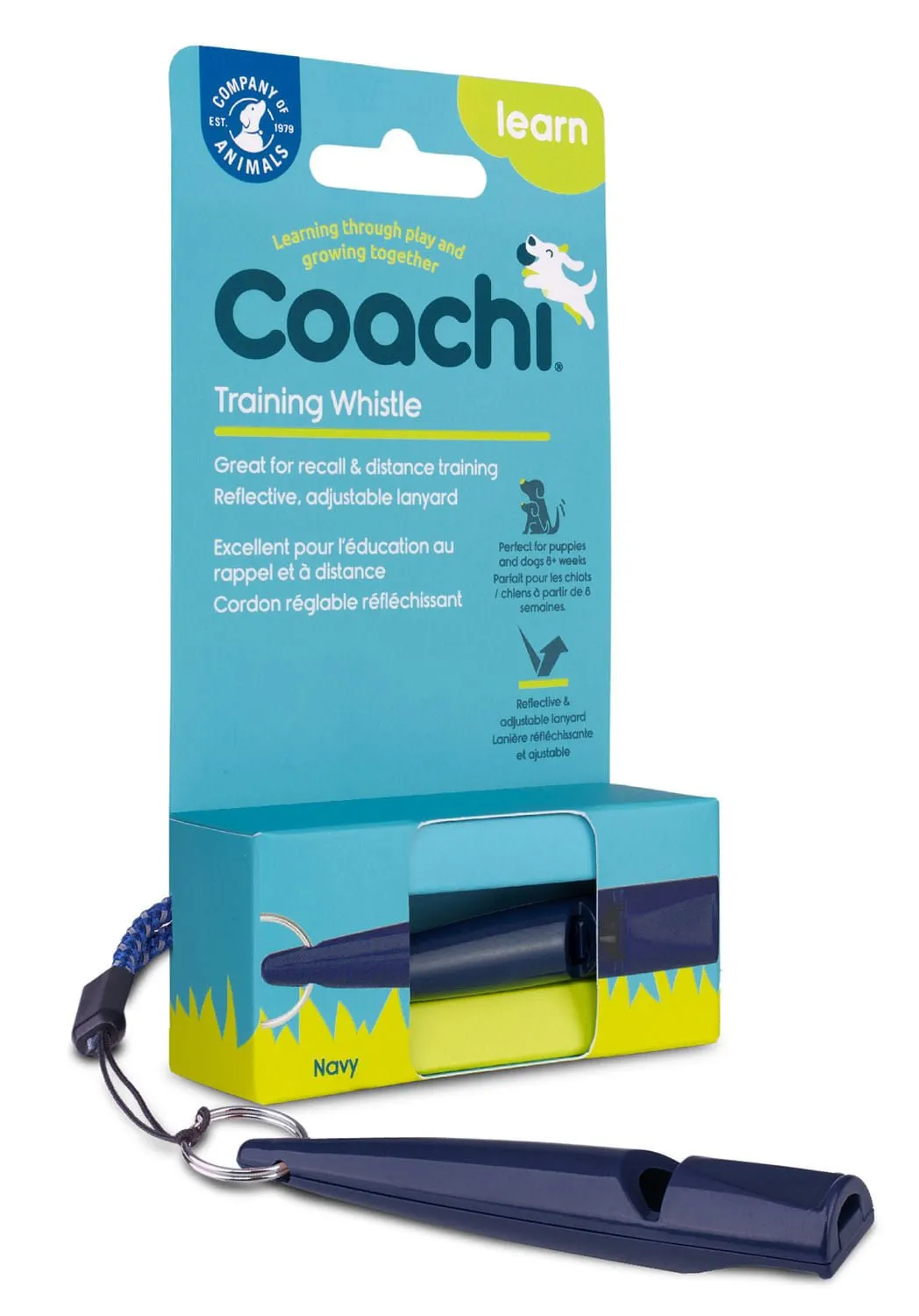 Coachi Training Dog Whistle, Navy