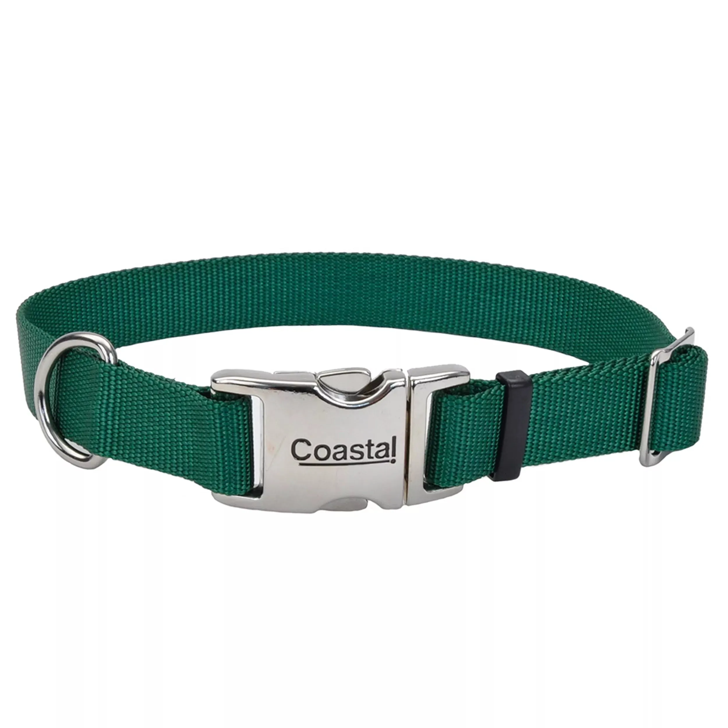 Coastal Adjustable Dog Collar with Metal Buckle