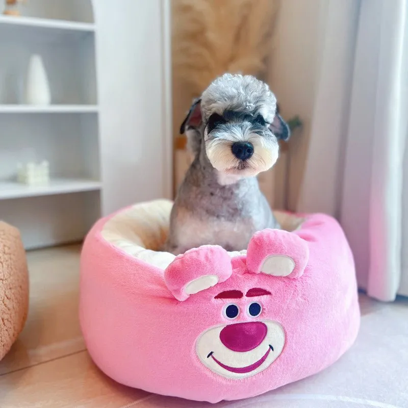 Comfortable Plush Cat Dog Bed