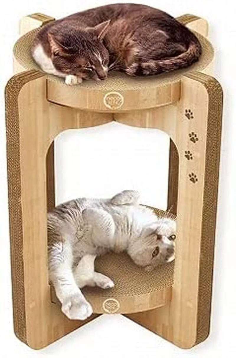 Cozy Cat Scratcher Bowl (Regular, A.Bowl(Oak))