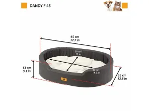 Dandy 45 Cush.Hair Brown-Beige