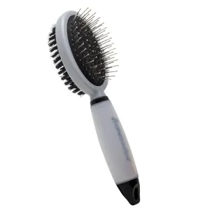 Double Sided Dog & Cat Brush - Grey