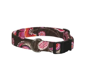 Elmo's Closet Bold Blossoms Dog Collar