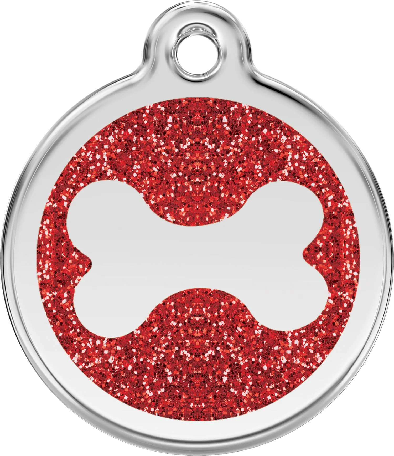 Glitter Bone - Red Dingo Engraved Dog Tag, Lifetime Guarantee, No Shipping Costs