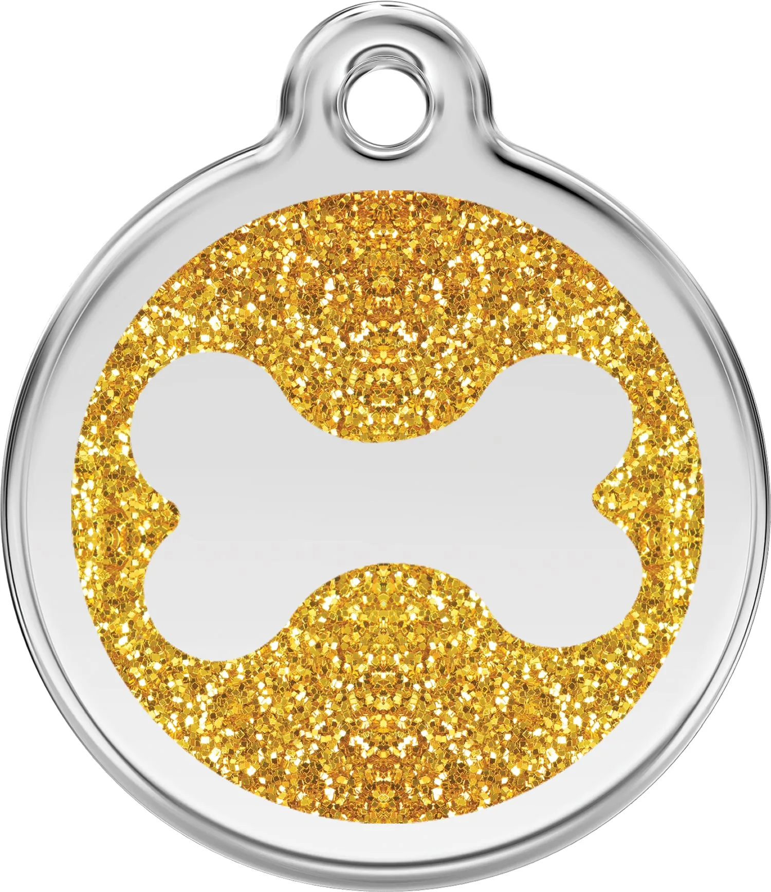 Glitter Bone - Red Dingo Engraved Dog Tag, Lifetime Guarantee, No Shipping Costs