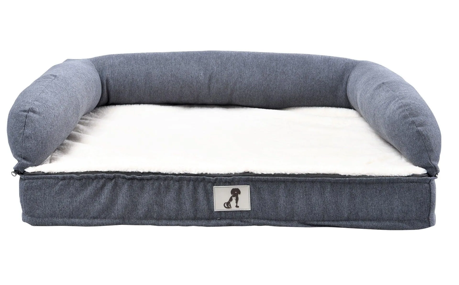 Grayson Luxury Memory Foam Dog Bed L 80x55cm