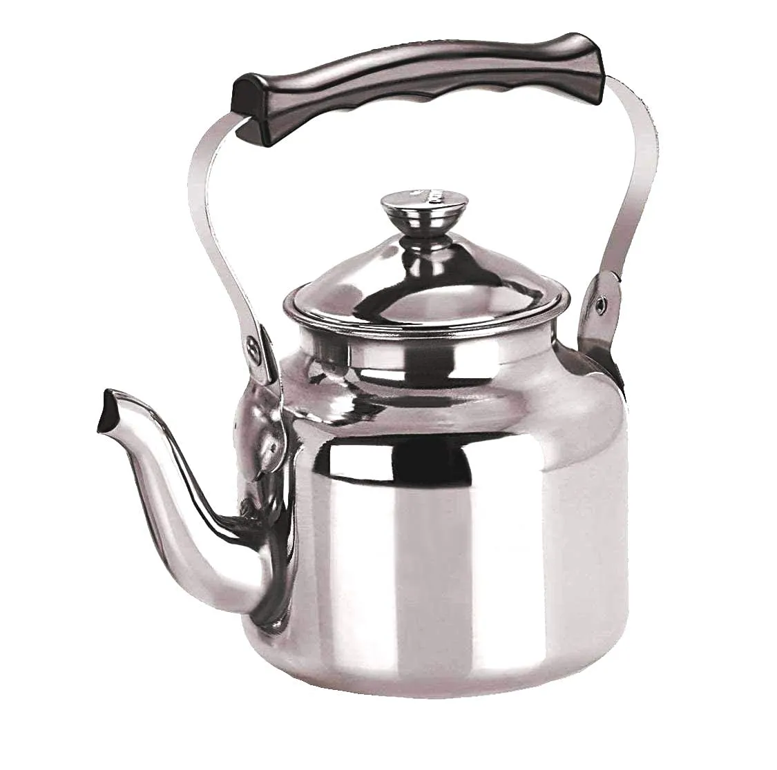 Heart Home Stainless Steel Tea Kettle, 16 Cup (Silver)