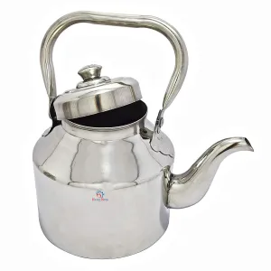 Heart Home Stainless Steel Tea Kettle, 16 Cup (Silver)