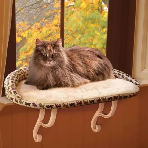 K&H Pet Products Deluxe Kitty Sill with Removable Bolster