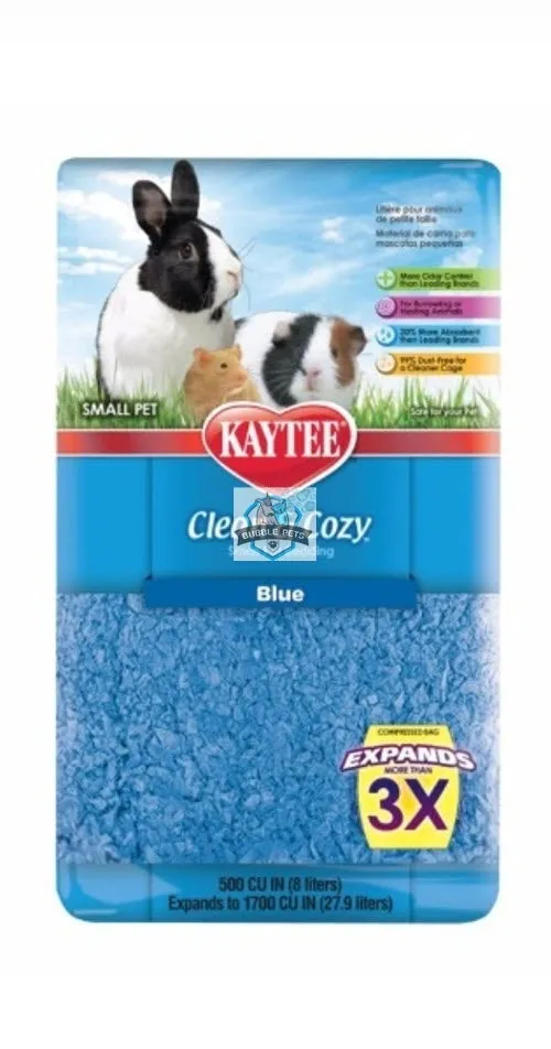 Kaytee Clean & Cozy Blue Bedding