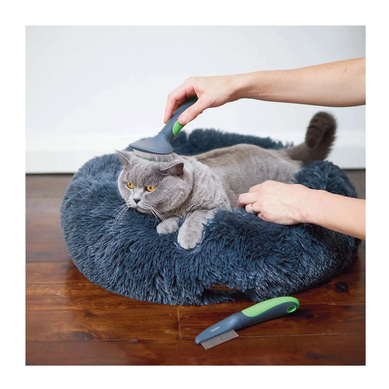 Kazoo Soft Slicker Brush for Cats