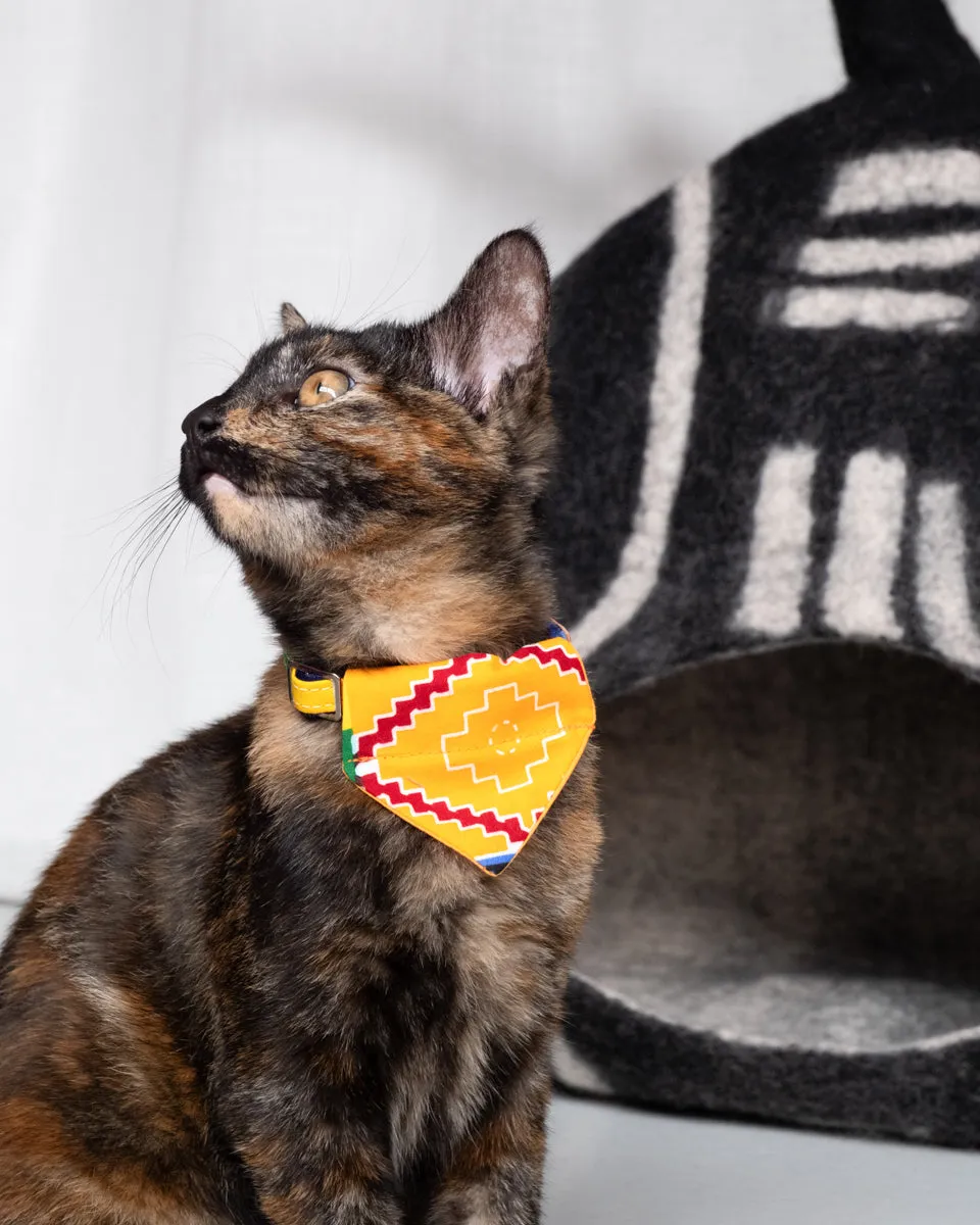 Kente Cat Bandana