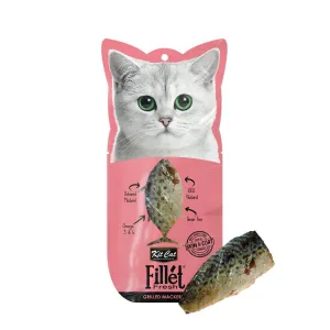 Kit Cat Fillet Fresh Cat Treats - Grilled Mackerel (Skin & Coat Vitamins) (30g)