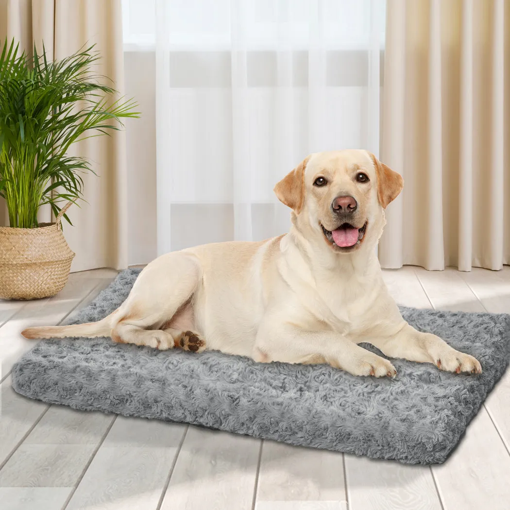 LARGE Dog Beds Pet Bedding Soft Warm - Grey