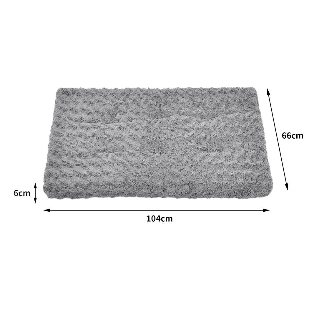 LARGE Dog Beds Pet Bedding Soft Warm - Grey