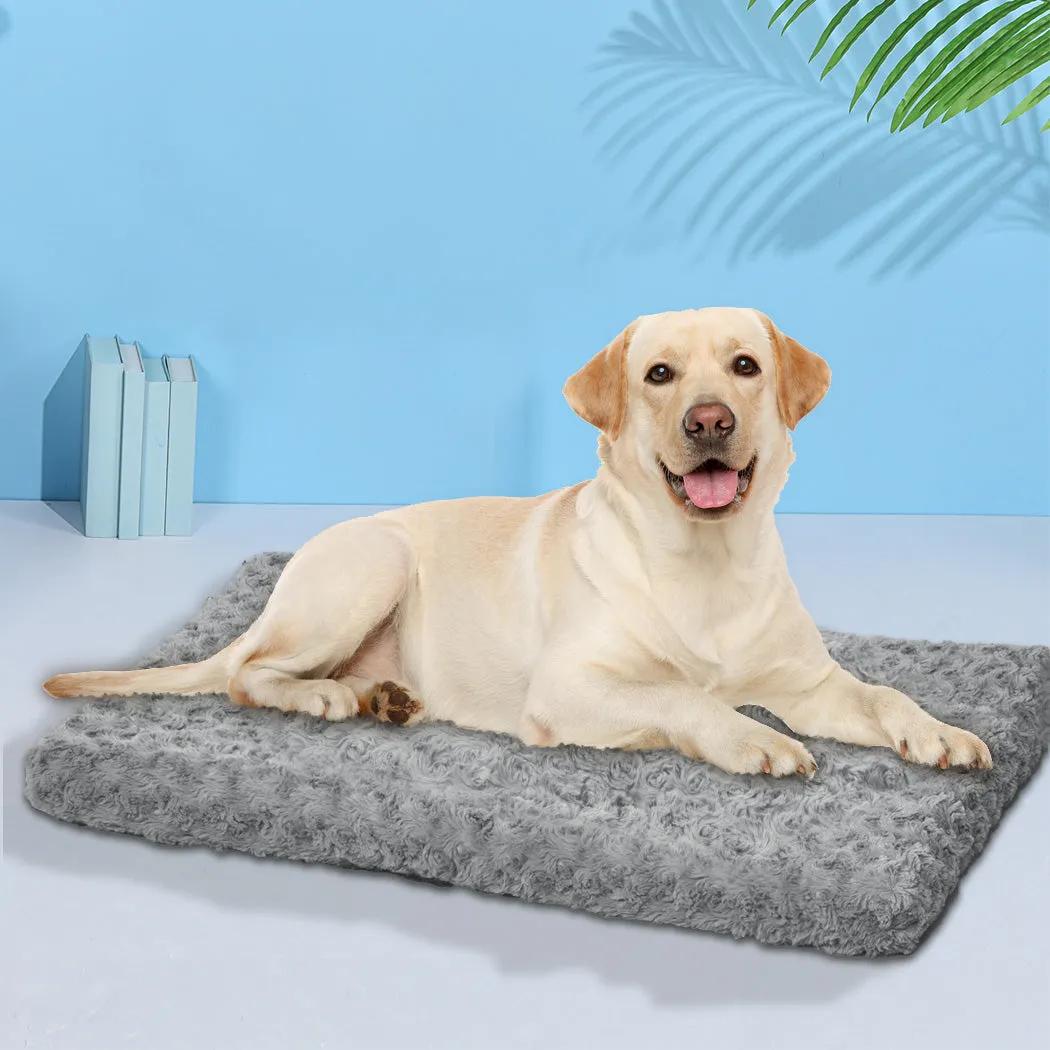 LARGE Dog Beds Pet Bedding Soft Warm - Grey