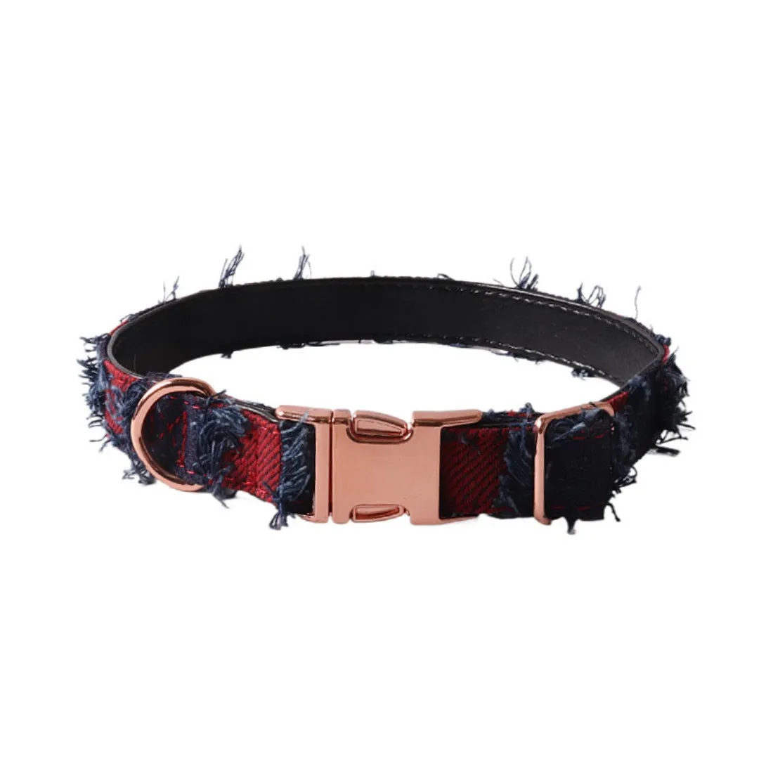 Loofie - Denim Color-Block Pet Collar