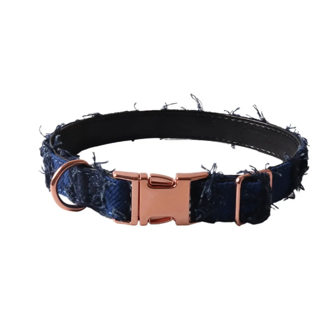 Loofie - Denim Color-Block Pet Collar