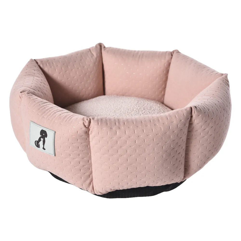 Luna Soft Dog Bed Pink - Size S/M/L