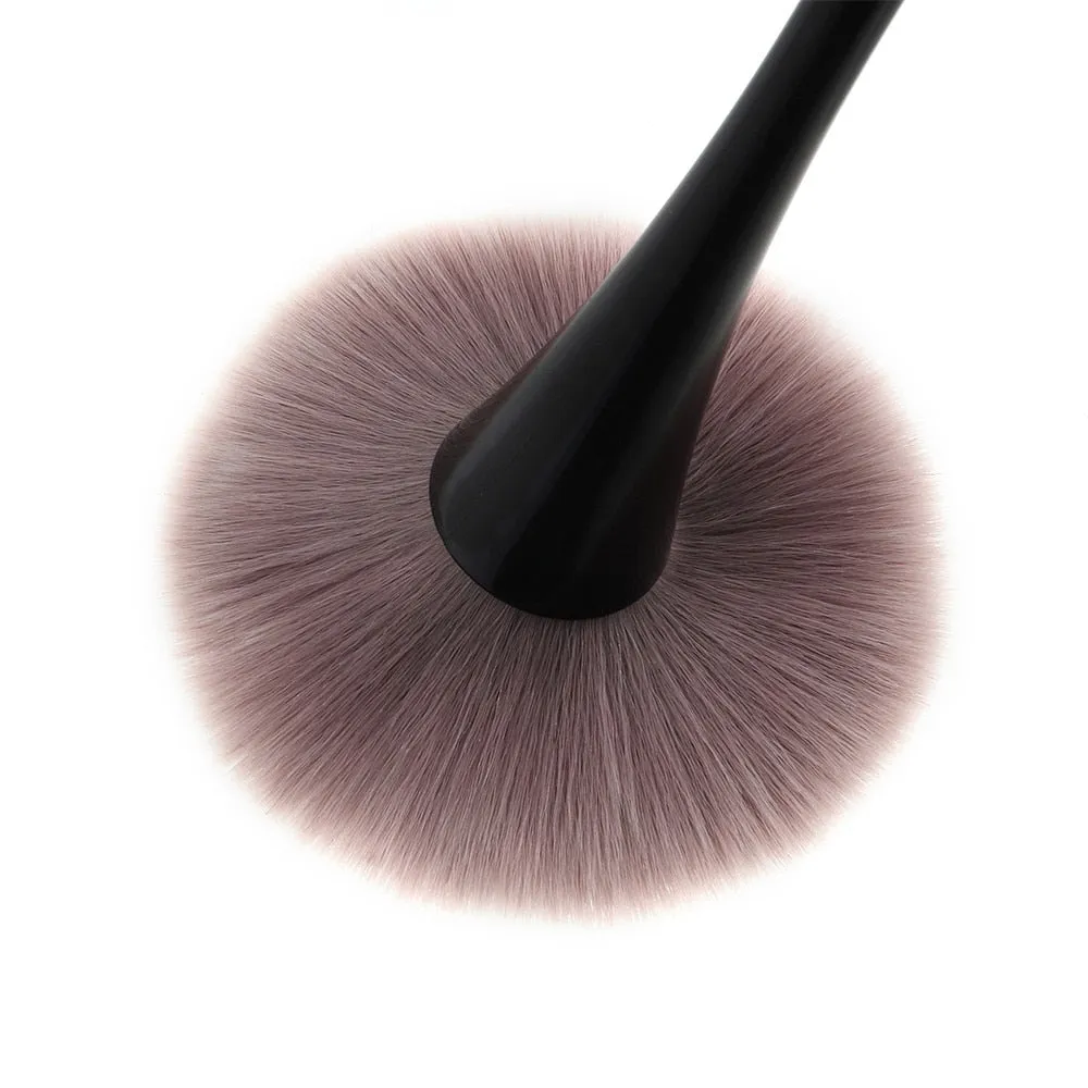 Makeup Brush Large Soft Beauty Powder Big Blush Flame