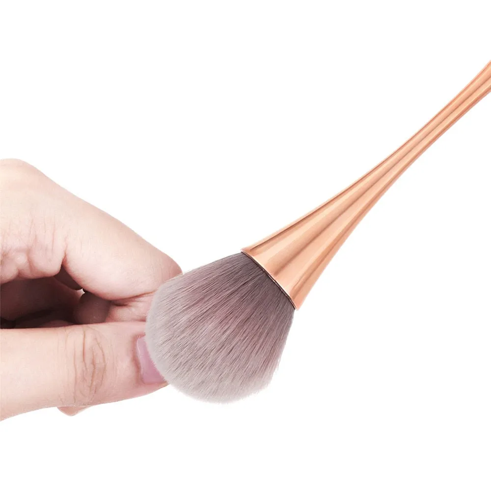 Makeup Brush Large Soft Beauty Powder Big Blush Flame