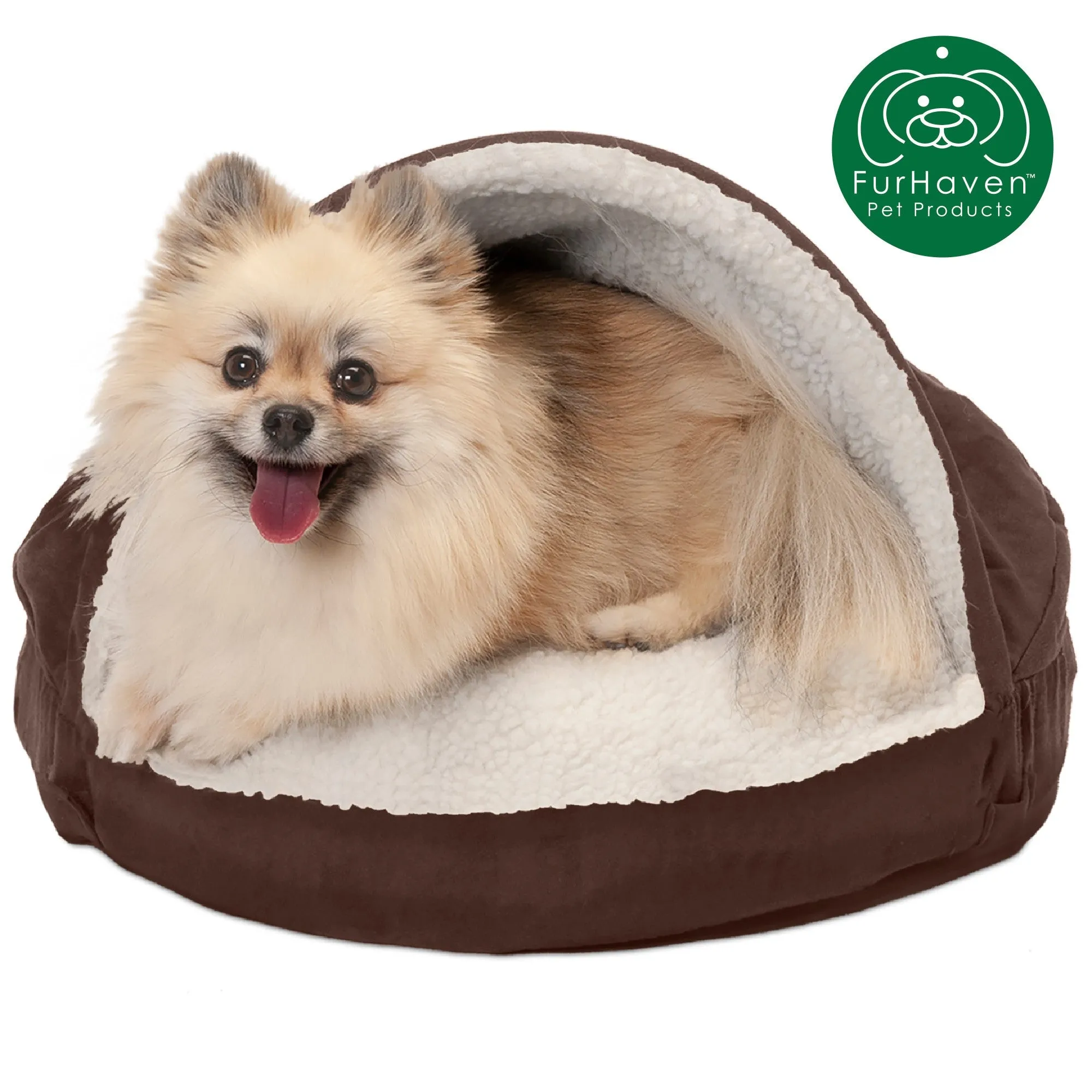 Orthopedic Faux Sheepskin Snuggery Pet Bed