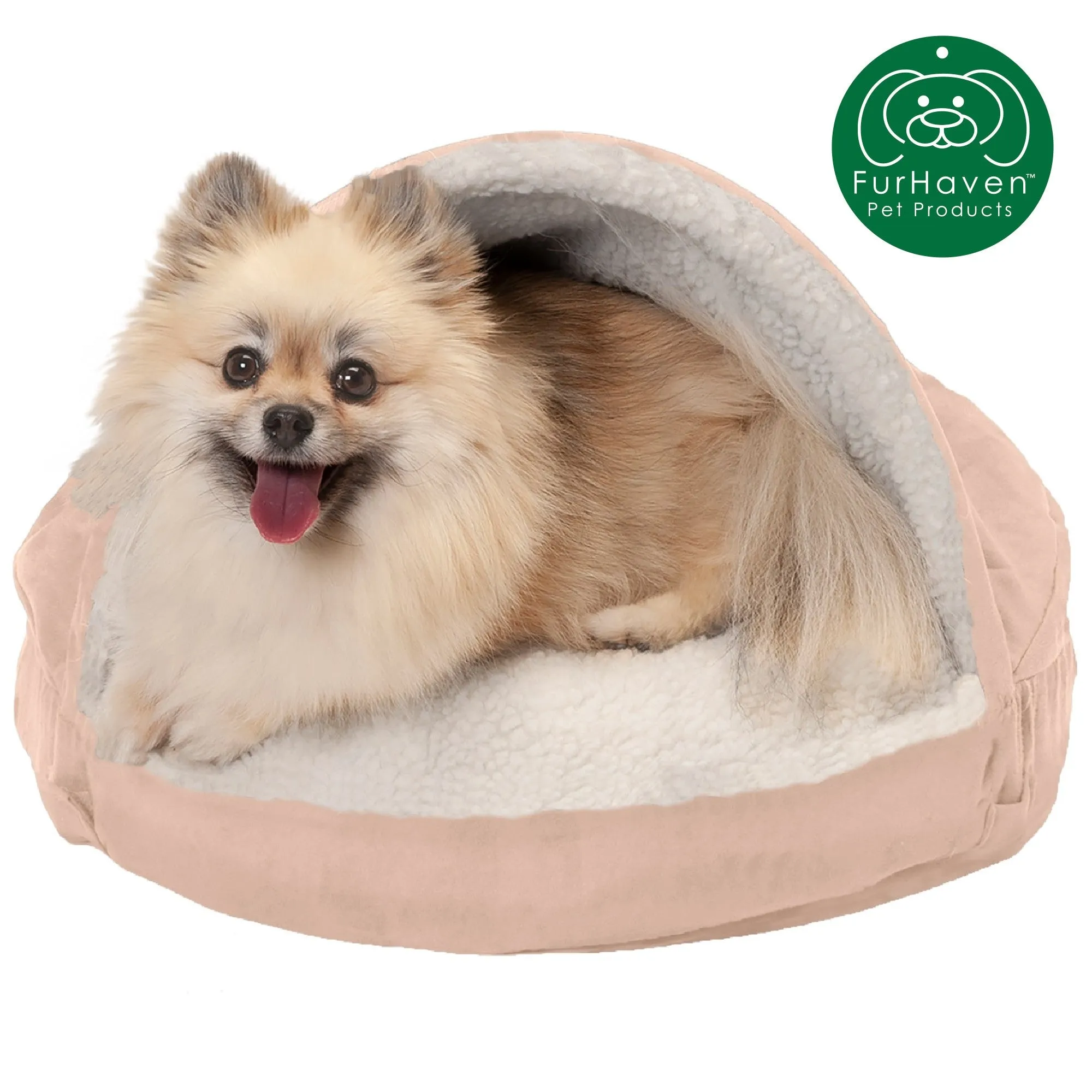 Orthopedic Faux Sheepskin Snuggery Pet Bed