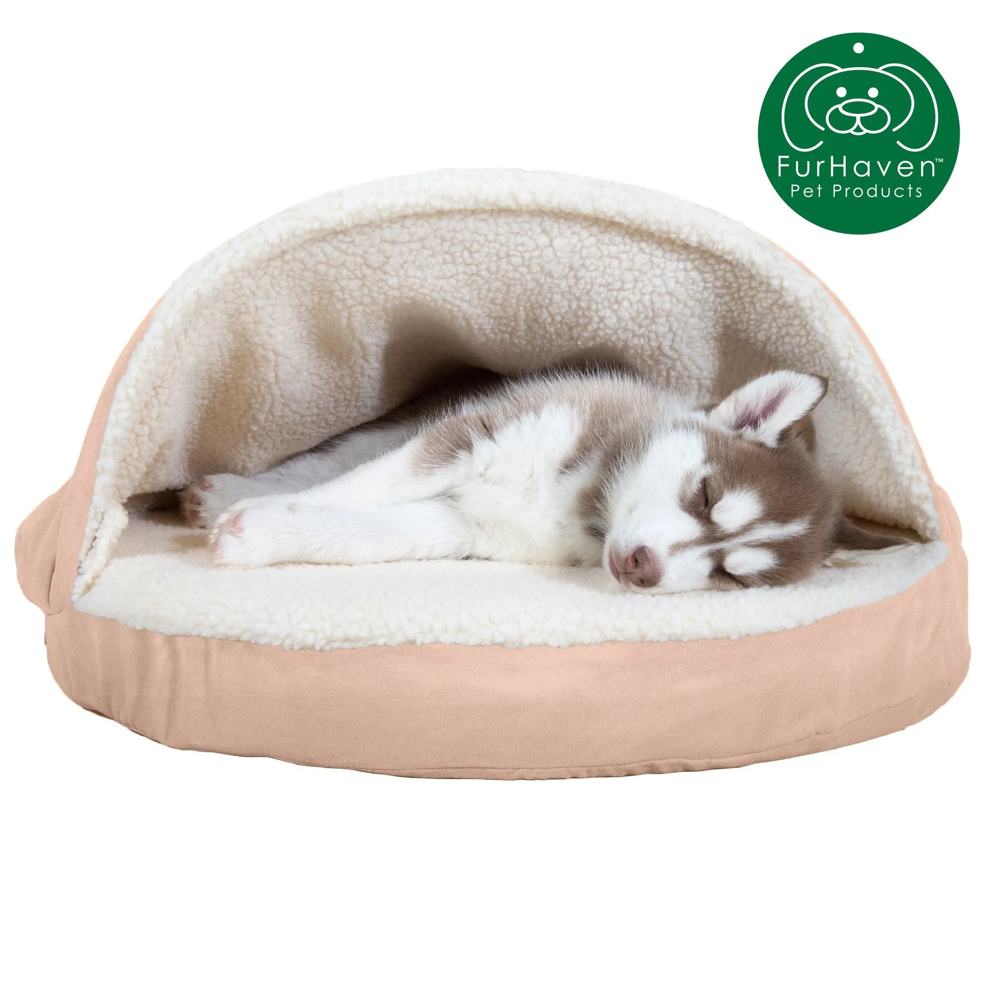 Orthopedic Faux Sheepskin Snuggery Pet Bed