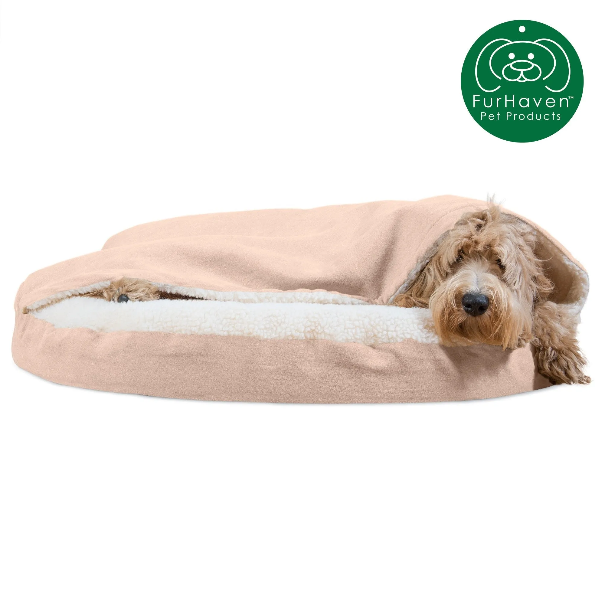 Orthopedic Faux Sheepskin Snuggery Pet Bed