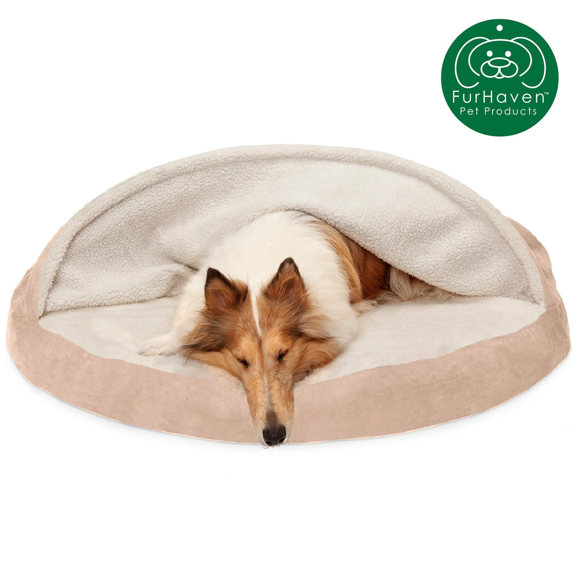 Orthopedic Faux Sheepskin Snuggery Pet Bed