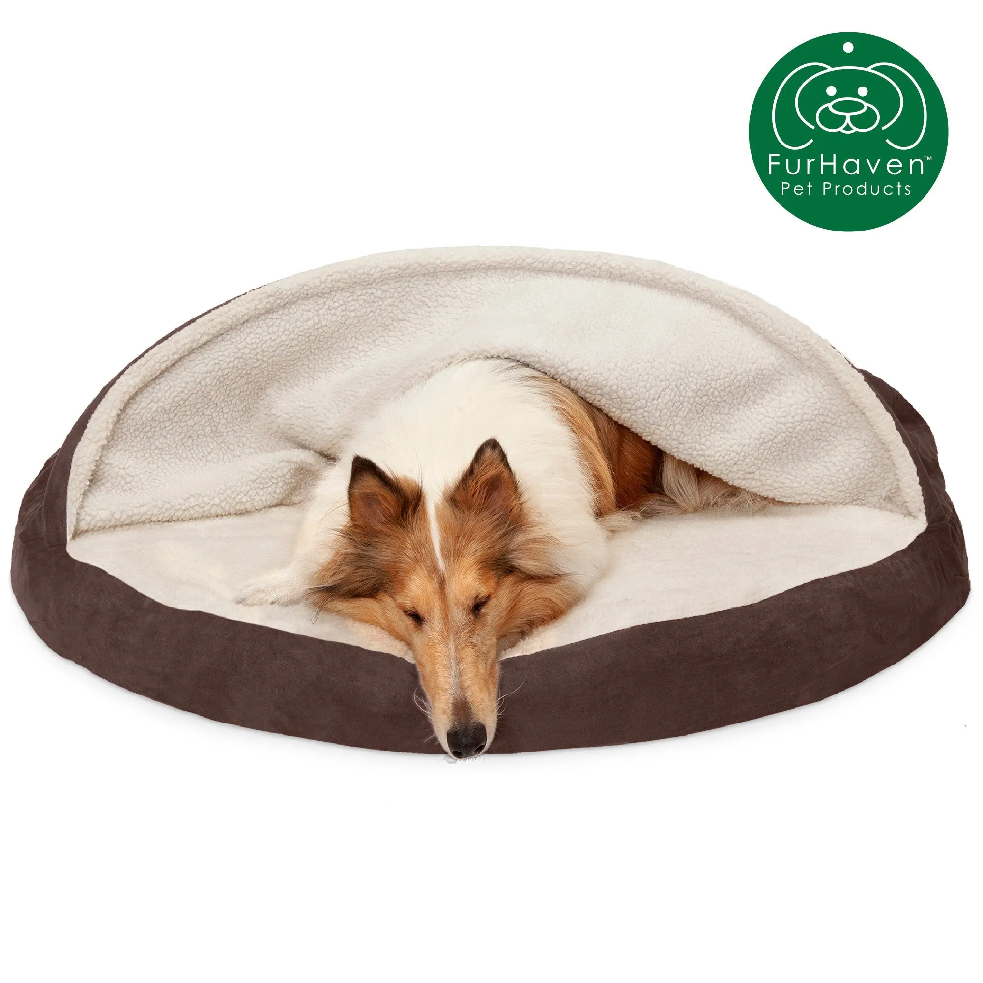 Orthopedic Faux Sheepskin Snuggery Pet Bed