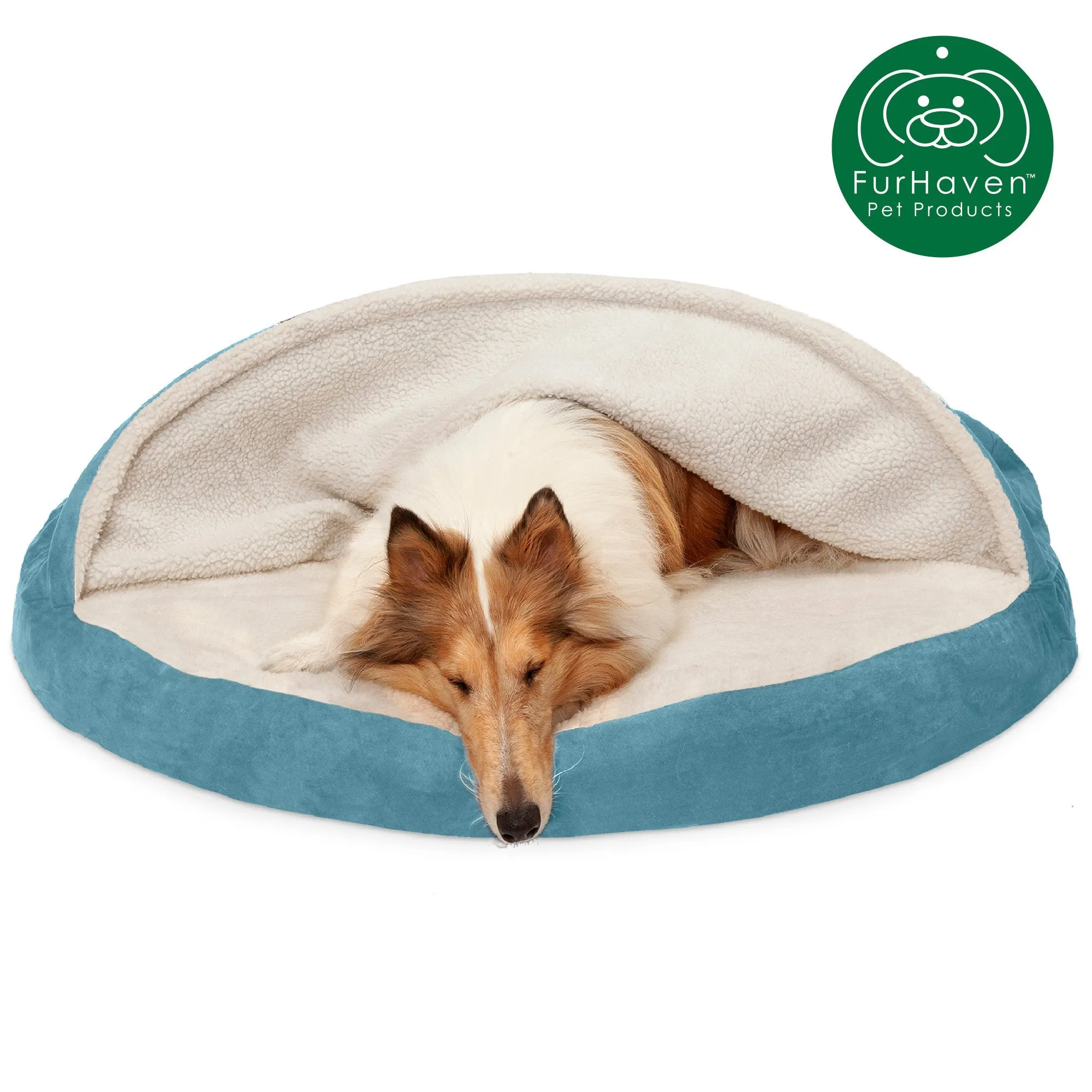 Orthopedic Faux Sheepskin Snuggery Pet Bed