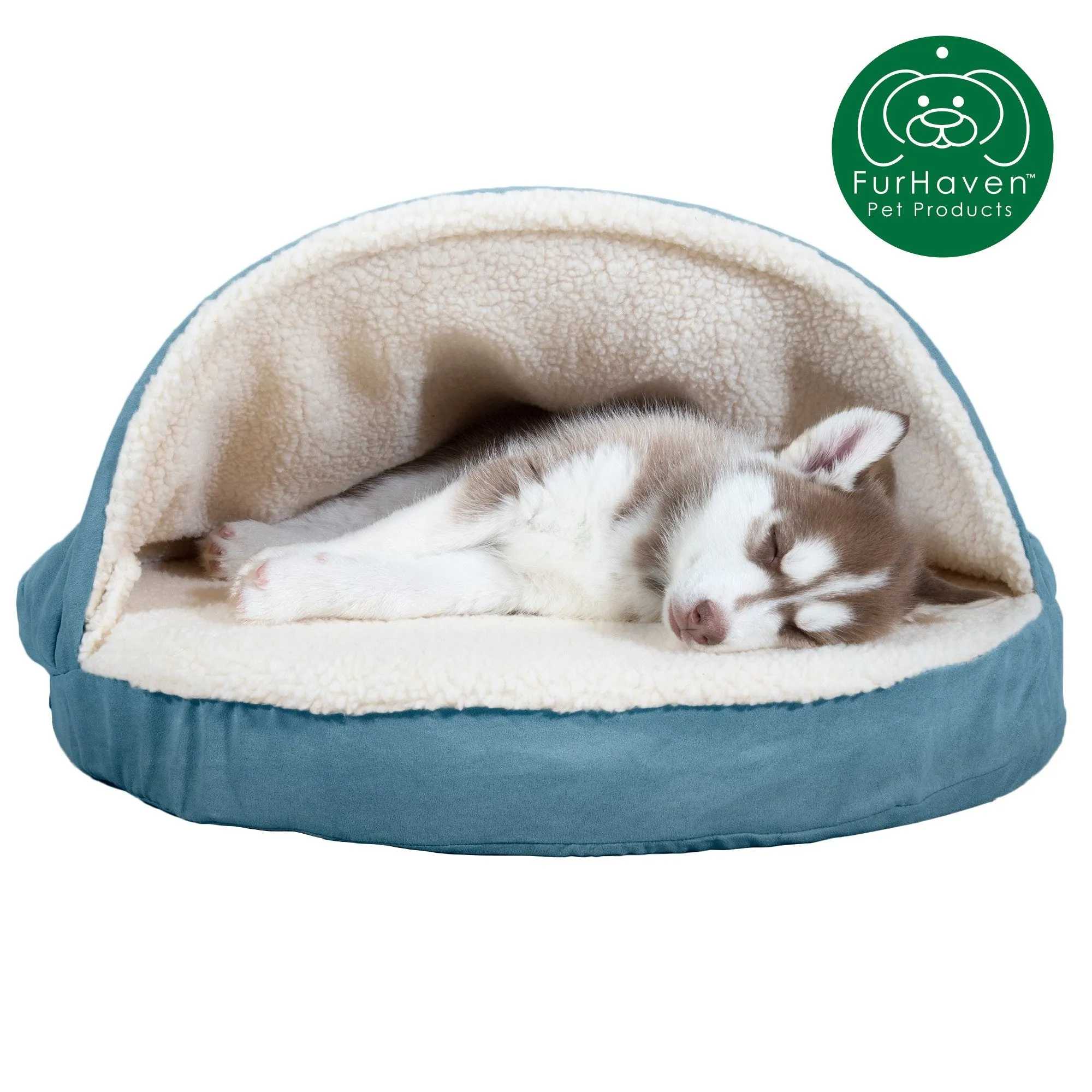 Orthopedic Faux Sheepskin Snuggery Pet Bed