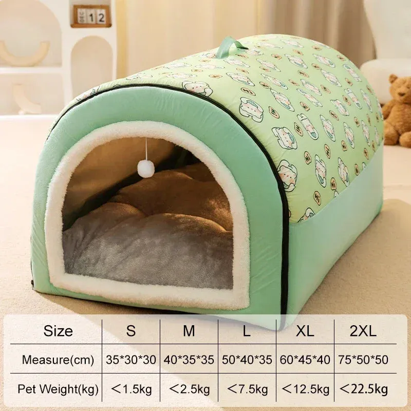 Pat and Pet Emporium | Pet Beds | Plush Indoor Dog Bed House