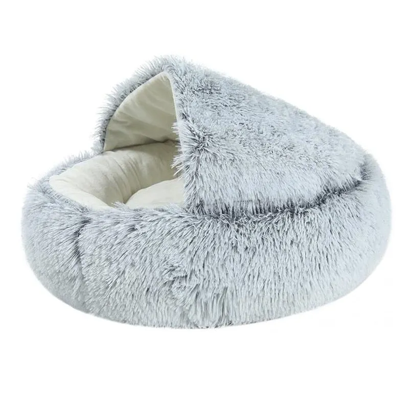 Pat and Pet Emporium | Pet Beds | Soft Plush 2-in-1 Pet Bed