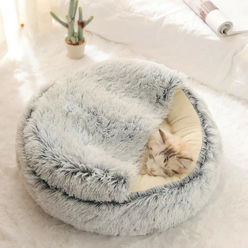 Pat and Pet Emporium | Pet Beds | Soft Plush 2-in-1 Pet Bed