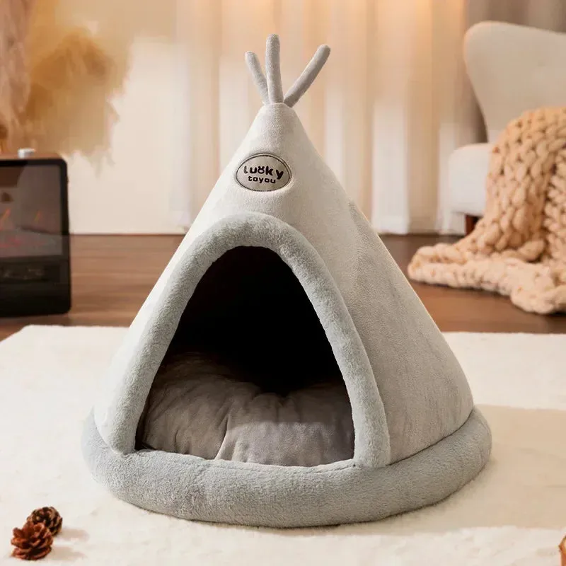 Pat and Pet Emporium | Pet Beds | Soft Teepee Style Pet House