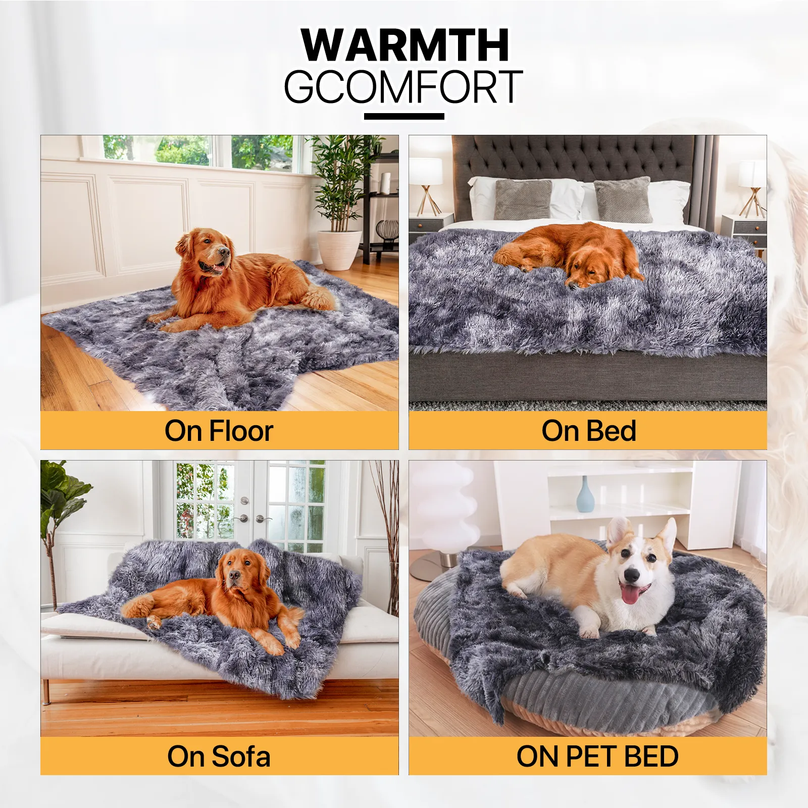 Pet Blanket - 62'' * 51.5'' - Dark Gray