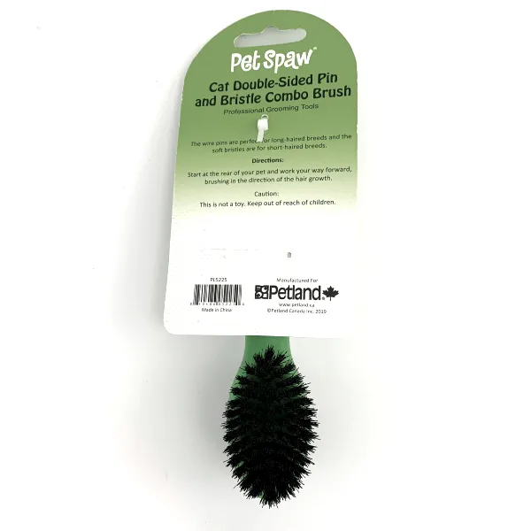 Pet Spaw Cat Double-Sided Pin & Bristle Combo Brush